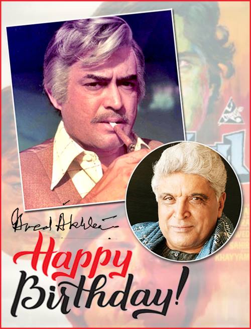 Happy Birthday  to JAVED AKHTAR!     