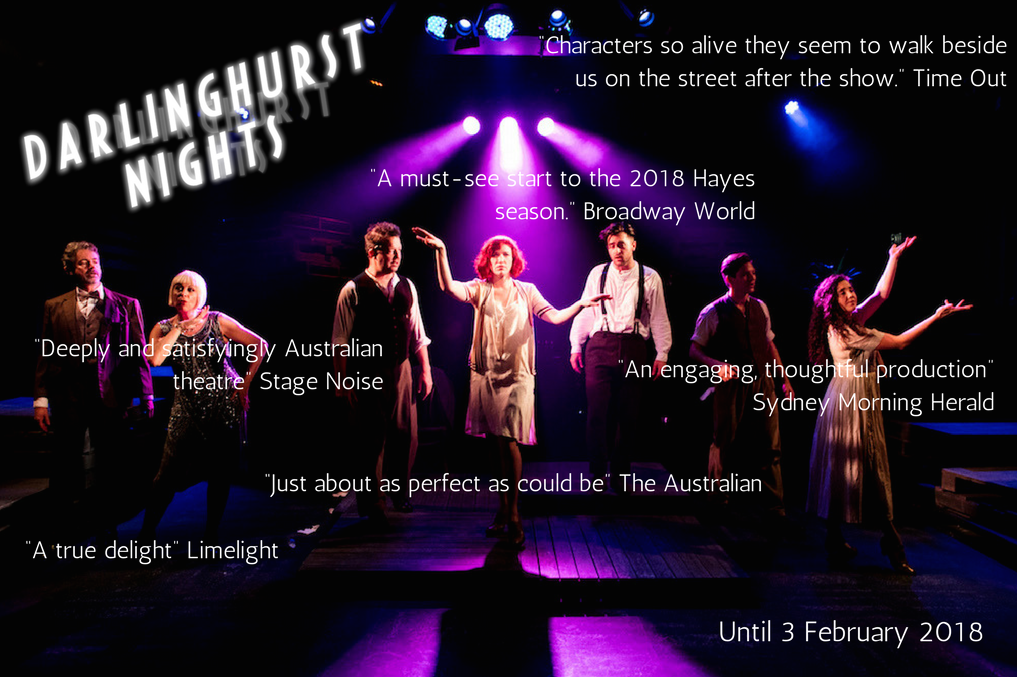 hayestheatre's tweet photo. DARLINGHURST NIGHTS is selling out. Must close 3rd February - don't miss out!
https://t.co/5nrffzAUyD https://t.co/JI5jAYnQRv
