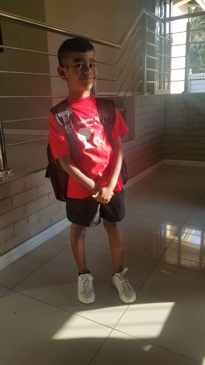 joashdavid84's tweet image. 1st day of new school for my boy