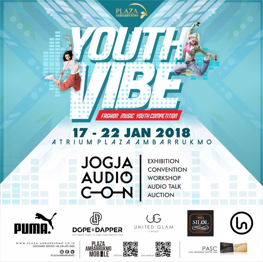 JogjaUpdate's tweet photo. 17-22 January 2018, YOUTH VIBE @PlazaAmbarrukmo at main atrium Plaza Ambarrukmo.
- 20 Jan, COVER DANCE COMPETITION
- 21 Jan, BATTLE DANCE COMPETITION
- 21 Jan, DANCE COMPETITION
info: 0856-2830-569
#youthvibeplazaambarrukmo #youthvibe #eventamplaz https://t.co/MCEbQ2B6dm
