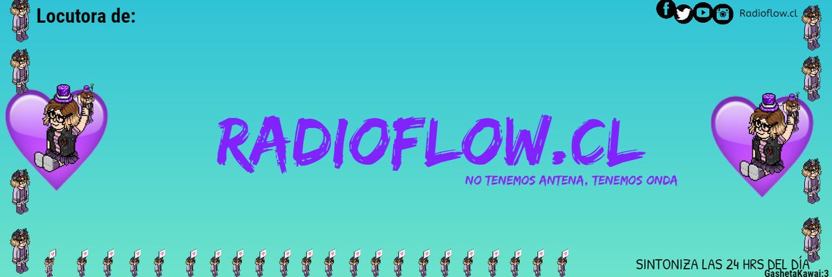 NicolleElabeth's tweet photo. Ya que no se ve completo aquí esta mi encabezado de Twitter :3 💜@radioflow_CL ✨💜 https://t.co/qHdrXdLws1