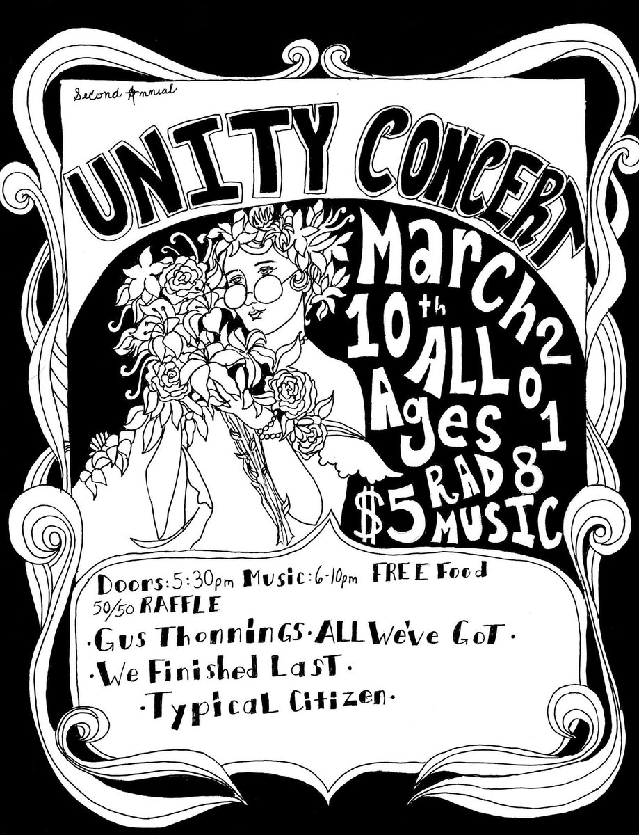 typical_citizen's tweet photo. Proud to announce that we are playing the second annual Unity Concert on March 10! https://t.co/SvTAVSKbqX