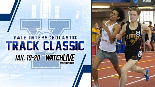 Mason Gatewood is entered in the 3K at the Yale Track Classic! What's it going to take to etch your name in the records books? 📔🖊

Here are the top 50 all-time boys marks in every event at the Yale Track Classic: bit.ly/2B6ZDKA