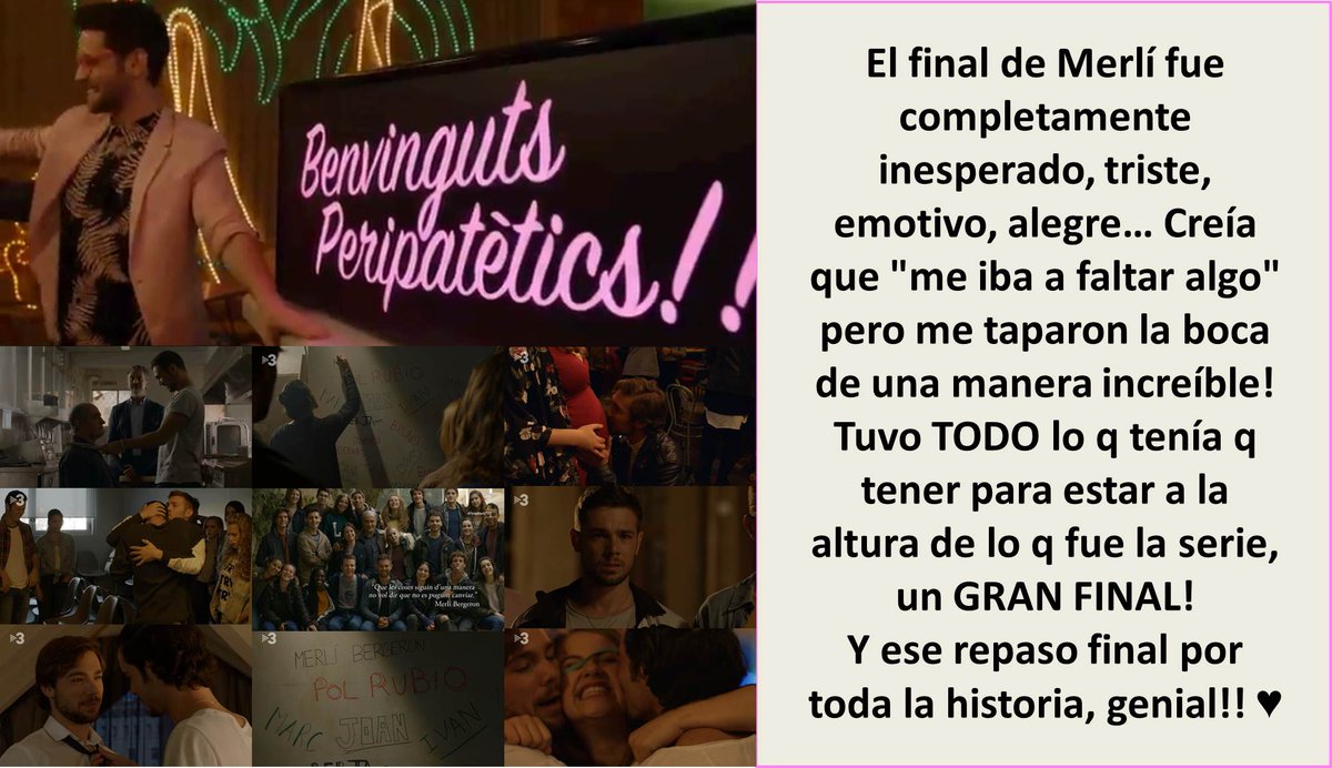 fernandezlau's tweet photo. “Merlí” es de esas series q te marcan de x vida,q te hacen pensar..!! Gracias @MerliTV3 x esta historia maravillosa llena de aprendizajes,lecciones,cuestionamientos,gracias x enseñarnos de otra forma la filosofía..
GRACIAS por ese final INCREIBLE!!
@MerliNetflix #FinalMerliTV3 https://t.co/648Cv4W0Rv