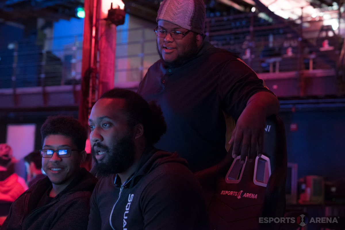 EsportsArena's tweet photo. We got @EGPWonderChef, @jchensor, @Kizzie_Kay310, @KBradJStorm, and more prepping for tomorrow's @FinalFantasy Dissidia Fantasy Finals! Join us and @levelupseries for a special #DissidiaLiveFights tomorrow during #WNF! #DissidiaFFNT

https://t.co/rUzTG6mrAO https://t.co/yezYf6XDw2