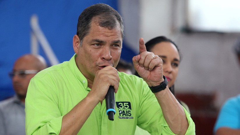 Former Ecudorian President Rafael Correa.