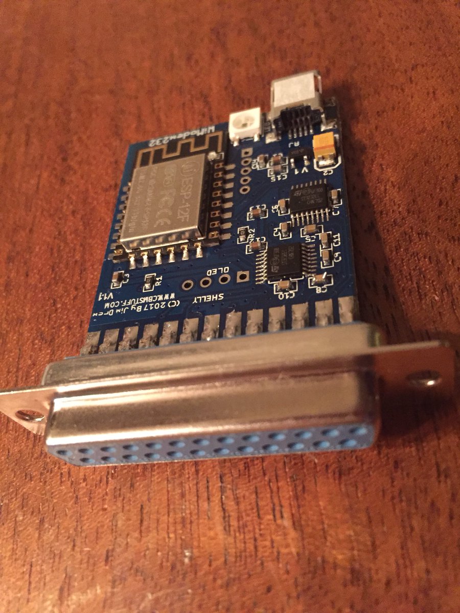 FetchREX's tweet photo. After testing #WiModem232 on Amiga, TRS-80 Model 100 is next. #RetroComputing https://t.co/yhWH5MJjAp
