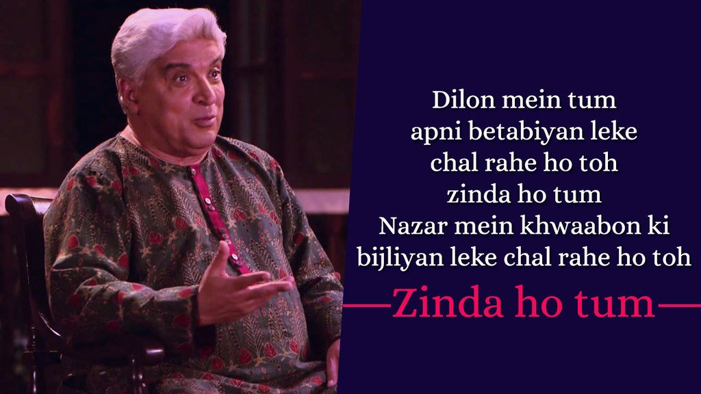 Happy Birthday to the master of verses, Javedakhtarjadu  