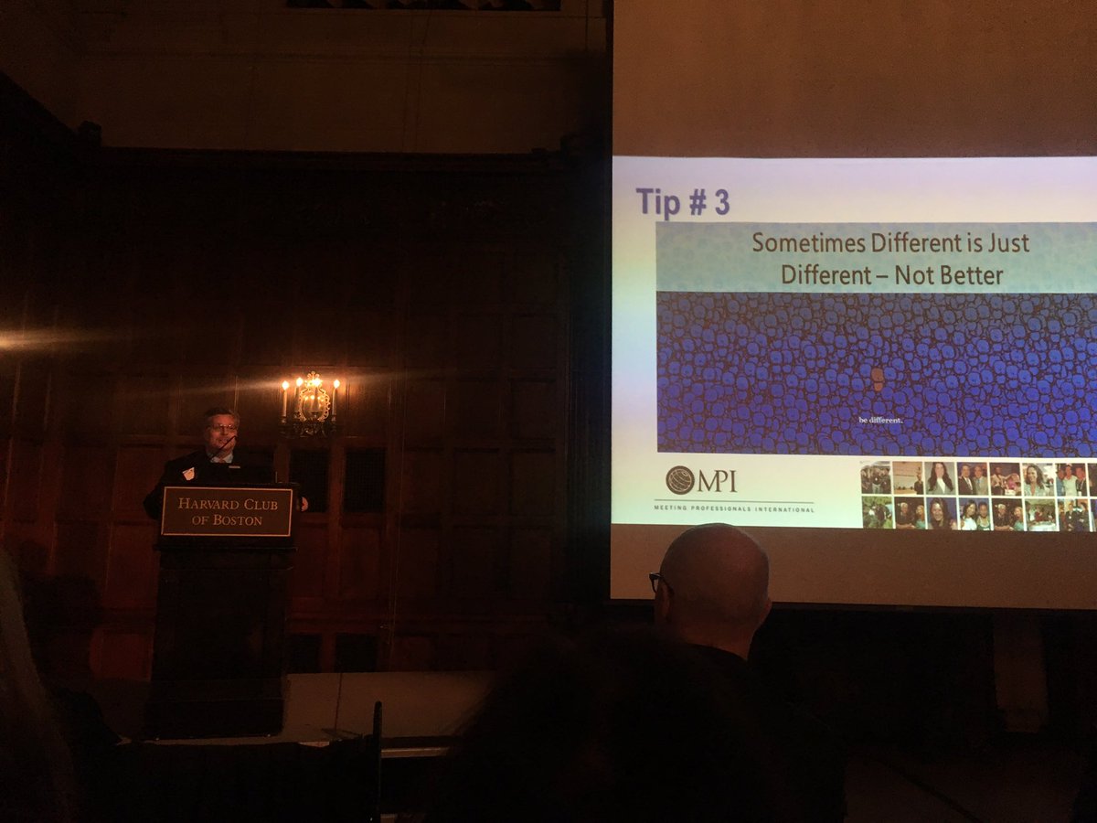 hmunnellvda's tweet photo. @BobRussoVDA thanks for your tips today @MPINewEngland - "Sometimes Different is Just Different - Not Better!" https://t.co/4wDb8Tzltw