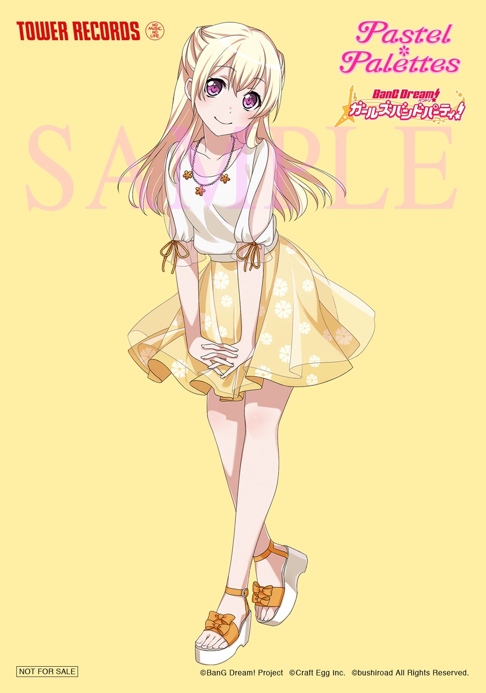 バンドリ モチーフリング 白鷺千聖 12号 Pastel＊Palettes バンドリ モチーフリング 白鷺千聖 12号 Pastel＊Palettes