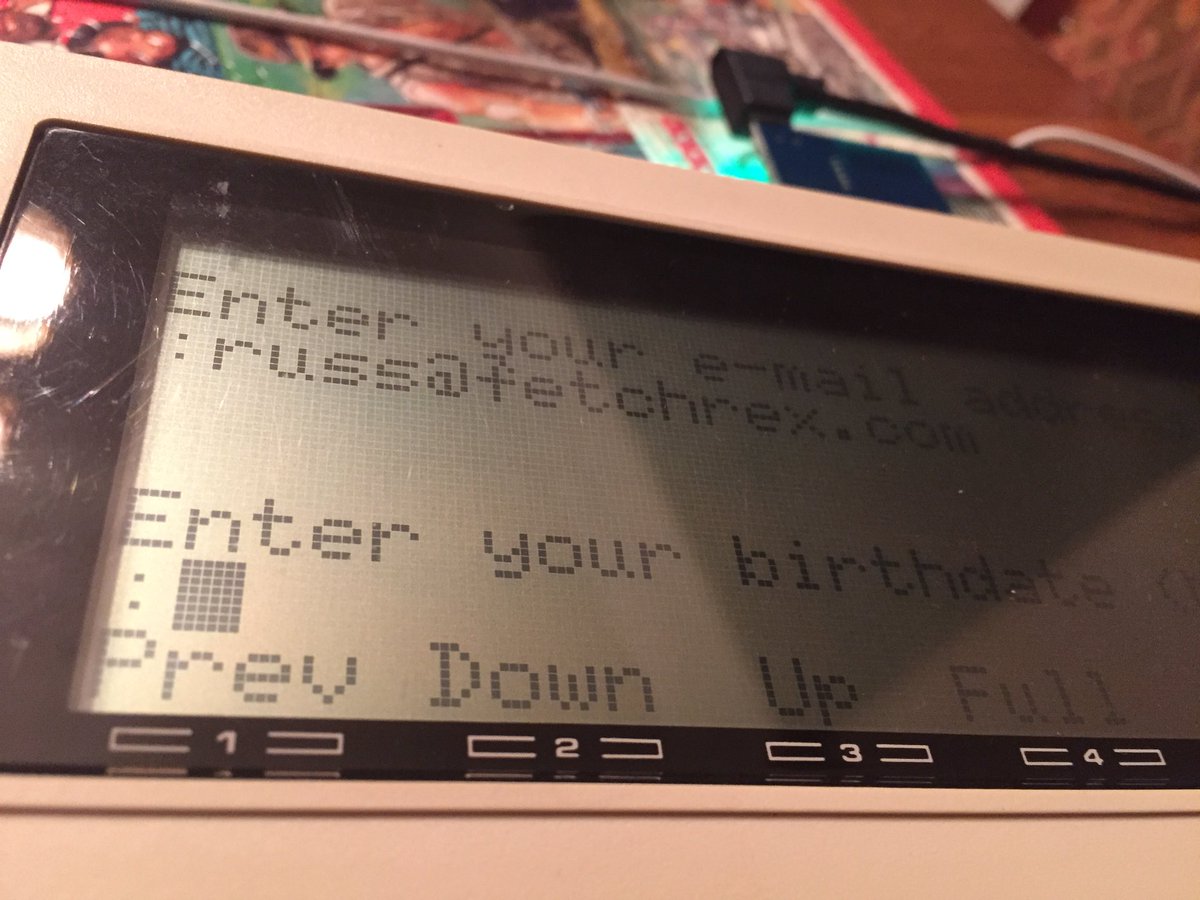 FetchREX's tweet photo. TRS-80 Model 100 live on #AfterLife BBS! #WiModem232 #RetroComputing https://t.co/YdKPe1M5Du
