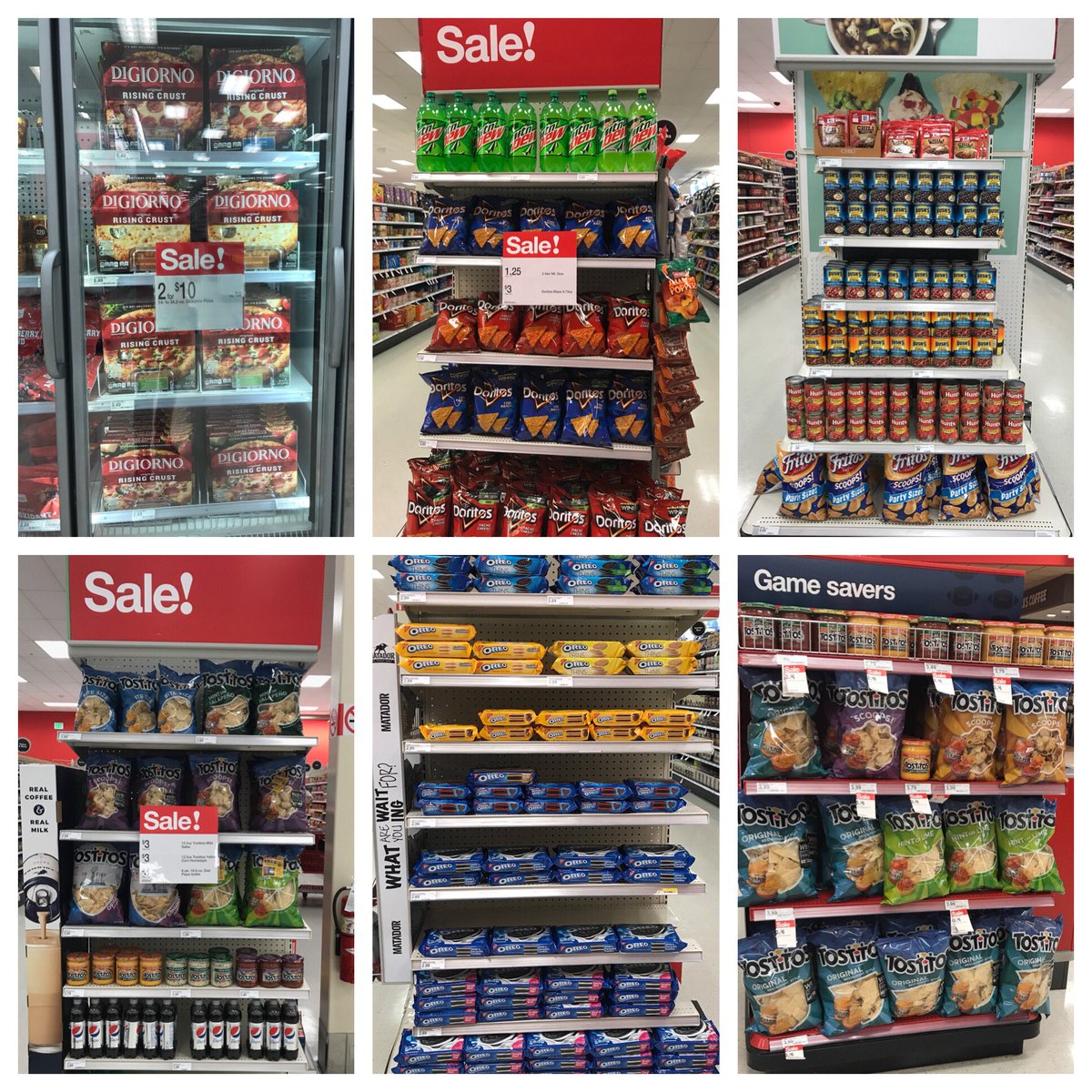 tepelfromtarget's tweet photo. T2567 Prepping for football weekend with a new endcap set in grocery!  🏈🥜🍿@mariann5244 @MikeRuggiero3 https://t.co/fBdVSnty7c