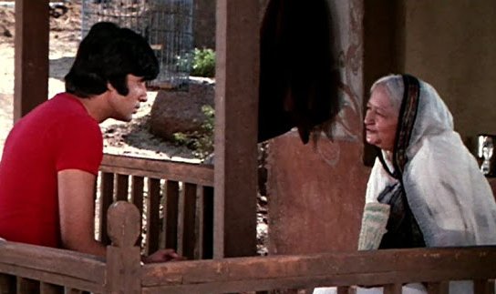 Image result for amitabh and mausi in sholay
