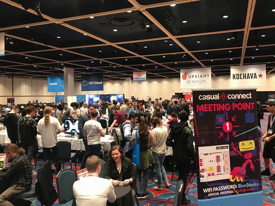 Battle Mango at the #CasualConnectUSA 2018 event being held at Disney.