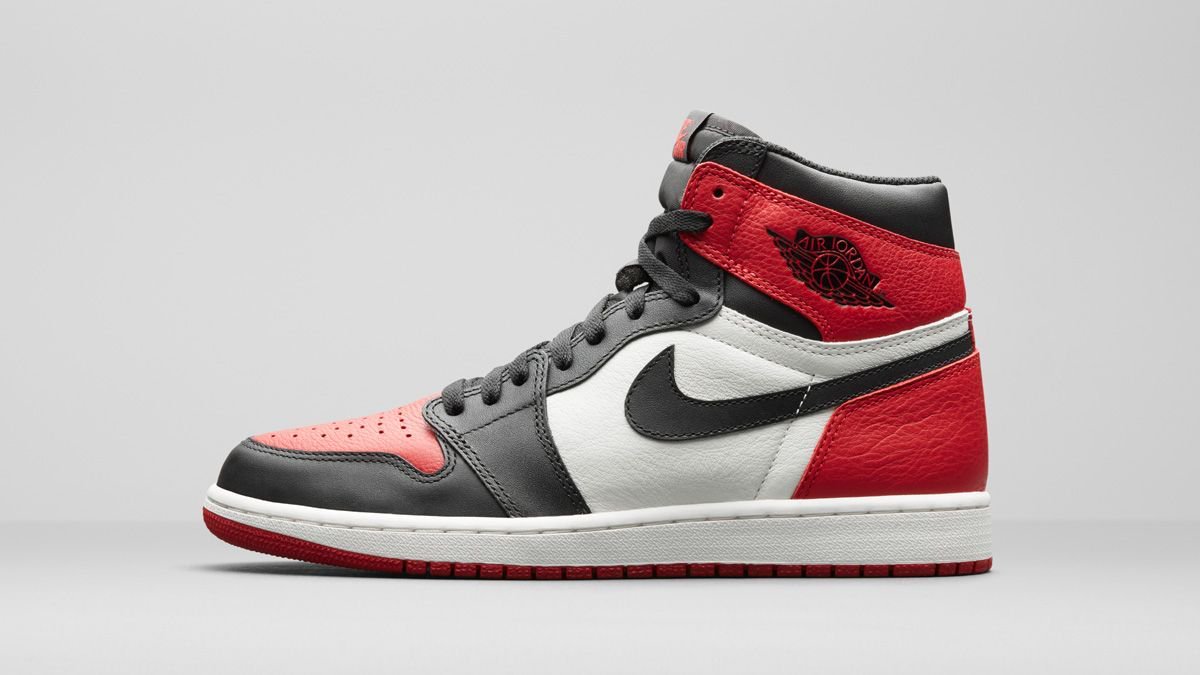 nicekicks's tweet photo. The "Bred Toe" Air Jordan 1 takes flight this spring https://t.co/vXI7i3aJXg https://t.co/MKhXO33rvC