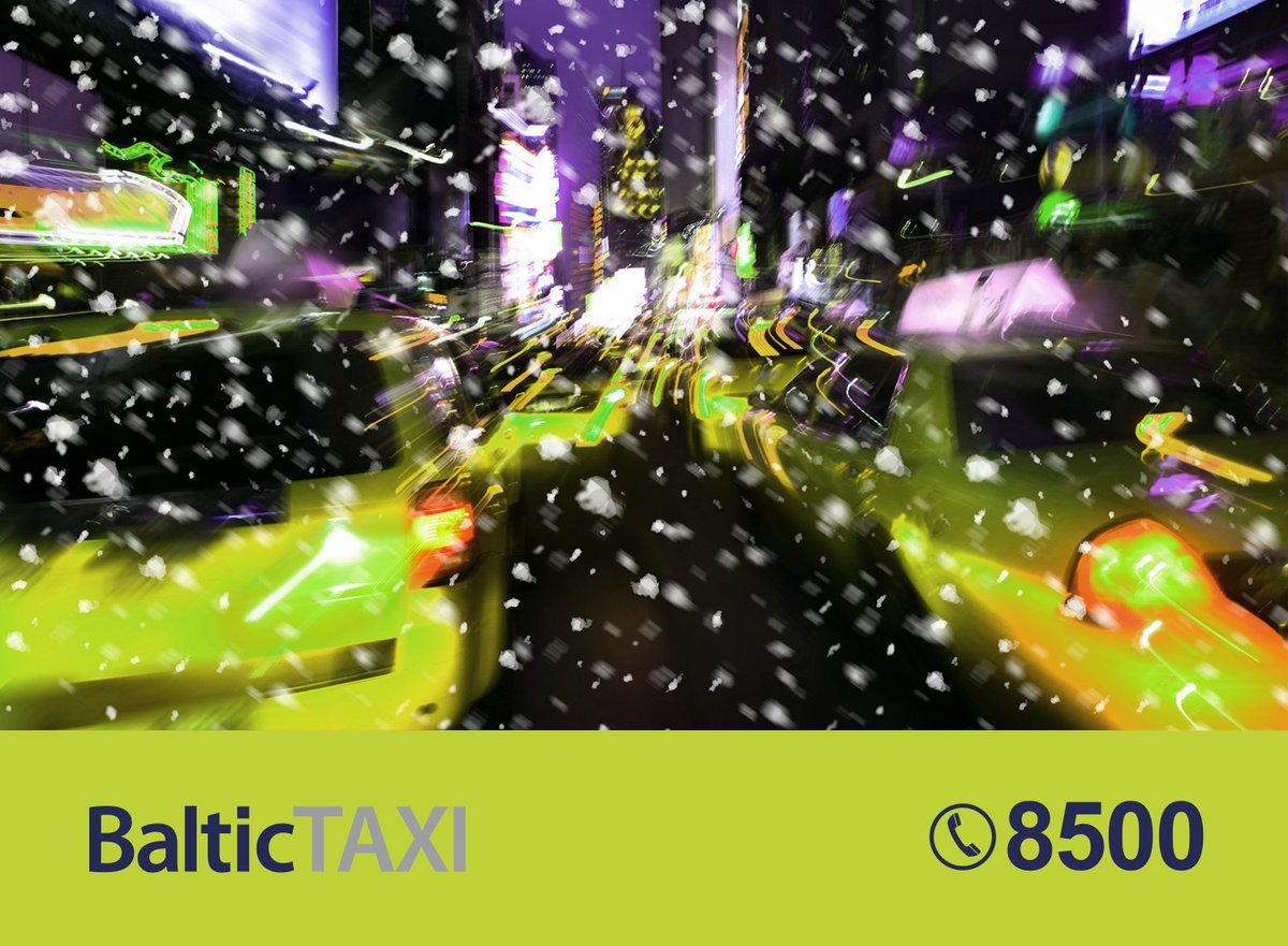 Laika prognoze mums šodien stāsta, ka pirmo dienas daļu krietni snigs!
 Lai tik snieg! ❄☃❄ 
 Atceries par iespējamiem sastrēgumiem ielās un, protams, izsauc <a href="/BalticTaxi/">BalticTaxi</a> savlaicīgi!