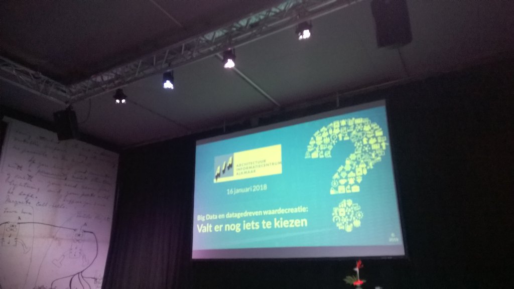 Lezing bijgewoond van Frans Feldberg over big data. De ontsluiting van data hebben in toenemende mate grote gevolgen