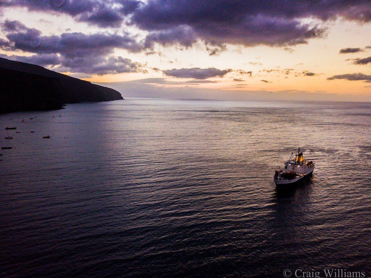 view_st's tweet image. Old faithful the #RMSStHelena  will be sayin goodbye soon in a few weeks.  Serviced many and many has served on her