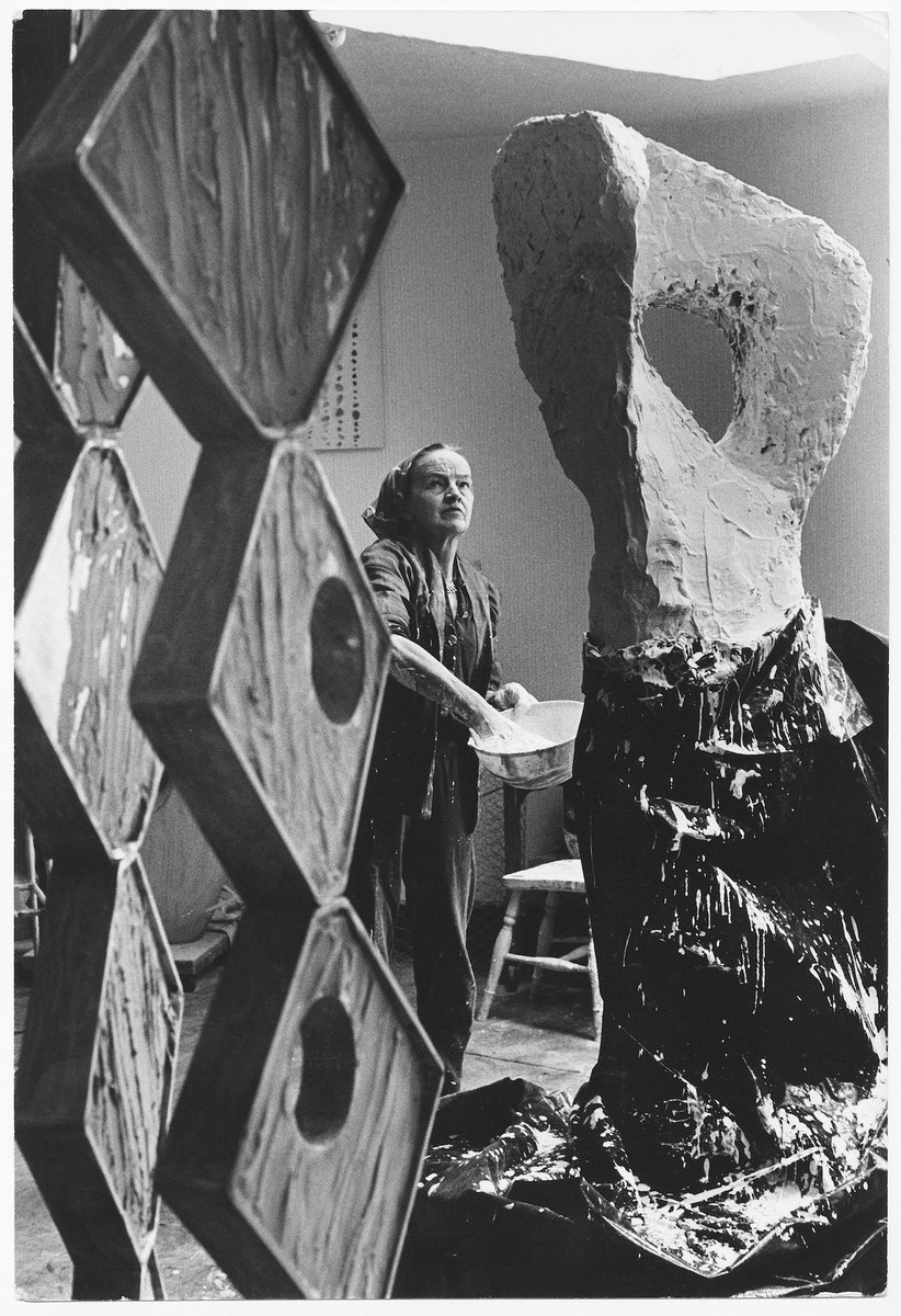 ‘If a pebble or an egg can be enjoyed for the sake of it’s shape only, it is one step towards a true appreciation of sculpture’. Barbara Hepworth #WednesdayWisdom
- ‘Contemporary English Sculpturs’, The Architectural Association Journal, London, April, 1930, vol.XLV, no.5181