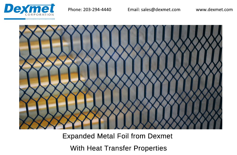 _dexmet's tweet photo. Expanded Metal Foil from Dexmet 
With Heat Transfer Properties

#expandedmetalfoil
#expandedfoils
#expandedmetals https://t.co/FFTcswb0Jh