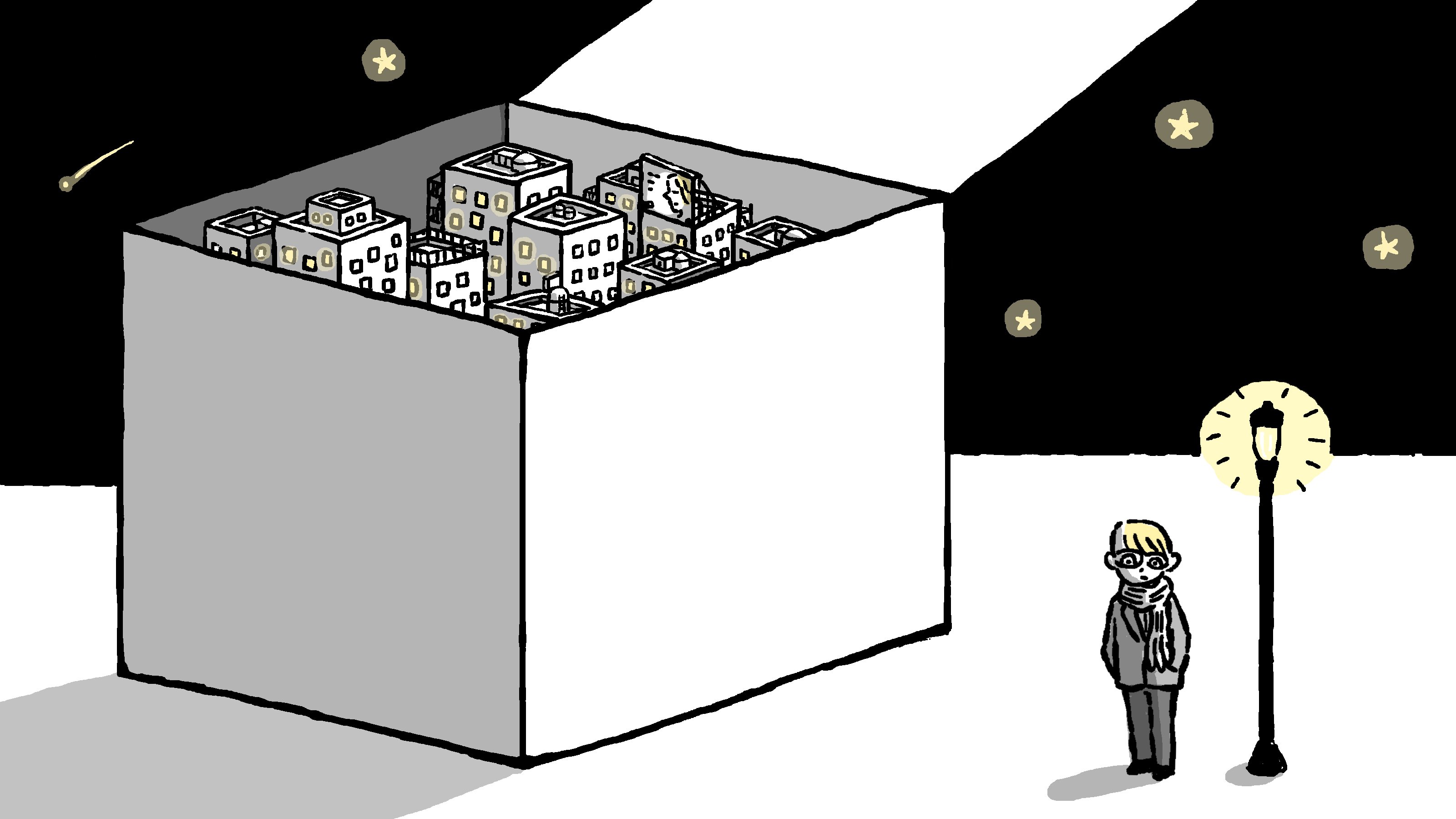 تويتر ミヤギトオル على تويتر 物語断片集 箱の中の街 イラスト T Co 11zzrthyjw