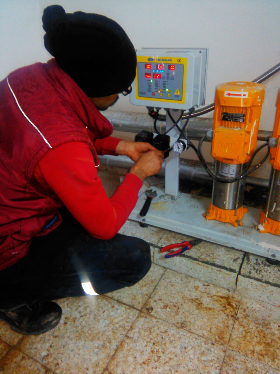 B1-23 patlayan genleşme mebranı ve hidrofor termigi yenisi ile değiştirildi.