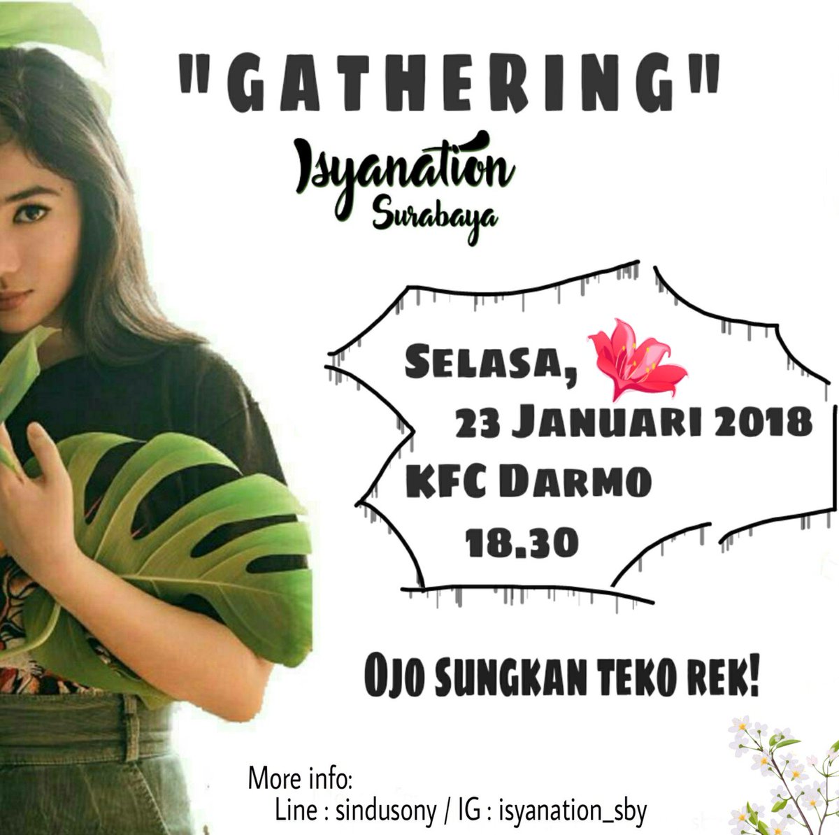 Mau ketemu Isyana tgl 27 Januarinya 2018? Ikuti dulu Gath wajibnya 😆😆 👇👇