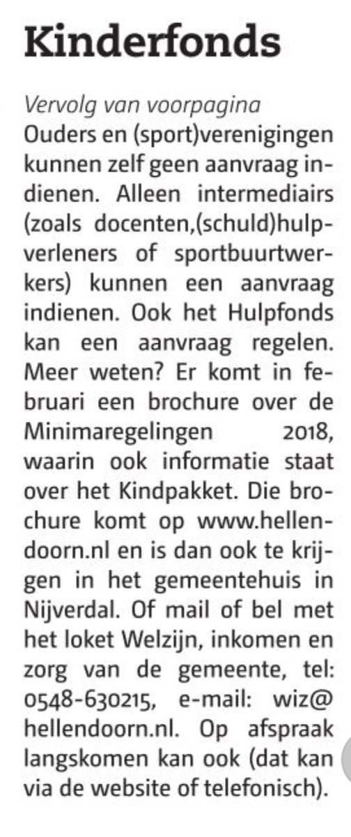 JFSCOverijssel's tweet photo. Ook de gemeente @HELLENDOORNnl stelt extra middelen beschikbaar middels het #Kindpakket. Samen met het @JCFOverijssel en het #Hulpfonds ondersteunen wij de kinderen en kunnen zij #Meedoen 👍 https://t.co/ShrlVkiolK