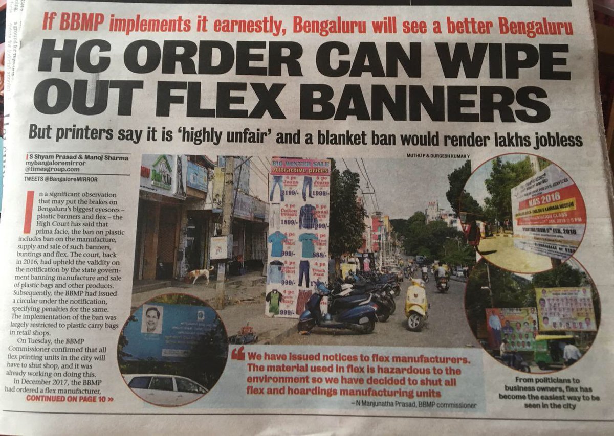 iamanilshetty's tweet photo. Dey won’t do it #BBMP officers r incapable n inefficient @BBMP_MAYOR @BBMPCOMM1 our politicians dont respect law.We need to fight #PoliticalPollution in #bengaluru @NavBharatDP is running #FlexPoliticsBeda campaign @BangaloreMirror @Joshi_Aar @kiranshaw @TVMohandasPai @rk_misra https://t.co/mZ4WxCdBzm