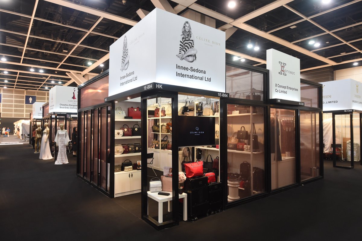 hktdc's tweet image. Céline Dion's @celinedion 2018 F/W accessory collection makes its world debut in #HongKong! HK exhibitor #Innee-Sedona International Ltd. showcases a range of #Fashion Accessory collection from the Céline Dion brand.