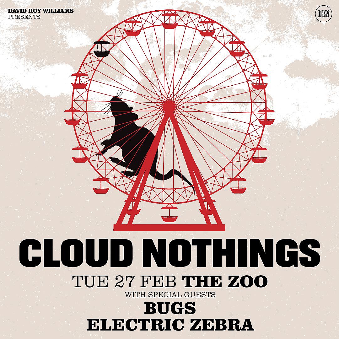 HUGE! We're supporting one of our absolute favourite bands @cloudnothings at the Zoo in February! Get your tickets now!

#Cloudnothings #brisbane