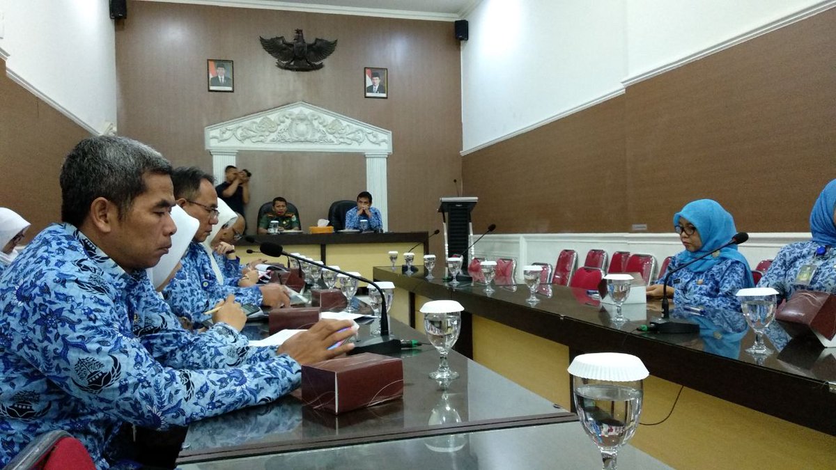 Rakor tim survei citarum harum tahun 2018 di Makodim 0618/B (17/1/18)