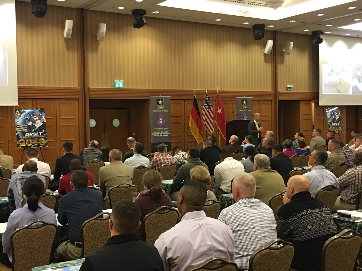 JLGronski's tweet image. Great job @USArmyEurope Chaplain (COL) Edison &amp;amp; SGM Henley for providing valuable training to Unit Ministry Teams from across #USAREUR &amp;amp; beyond during 2018 Year of Integration. Strong Europe! Iron sharpens Iron!