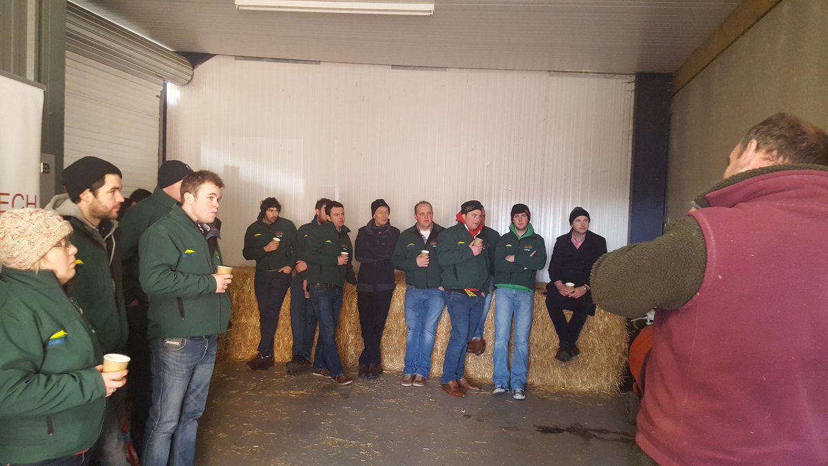 Day 2 of the YBFSP visit to the UK at the farm of <a href="/redoakfarm1/">George W Coles</a>. Sun is shining nicely. <a href="/dawnmeatsgroup/">Dawn Meats</a> <a href="/MacranaFeirme/">Macra na Feirme</a>