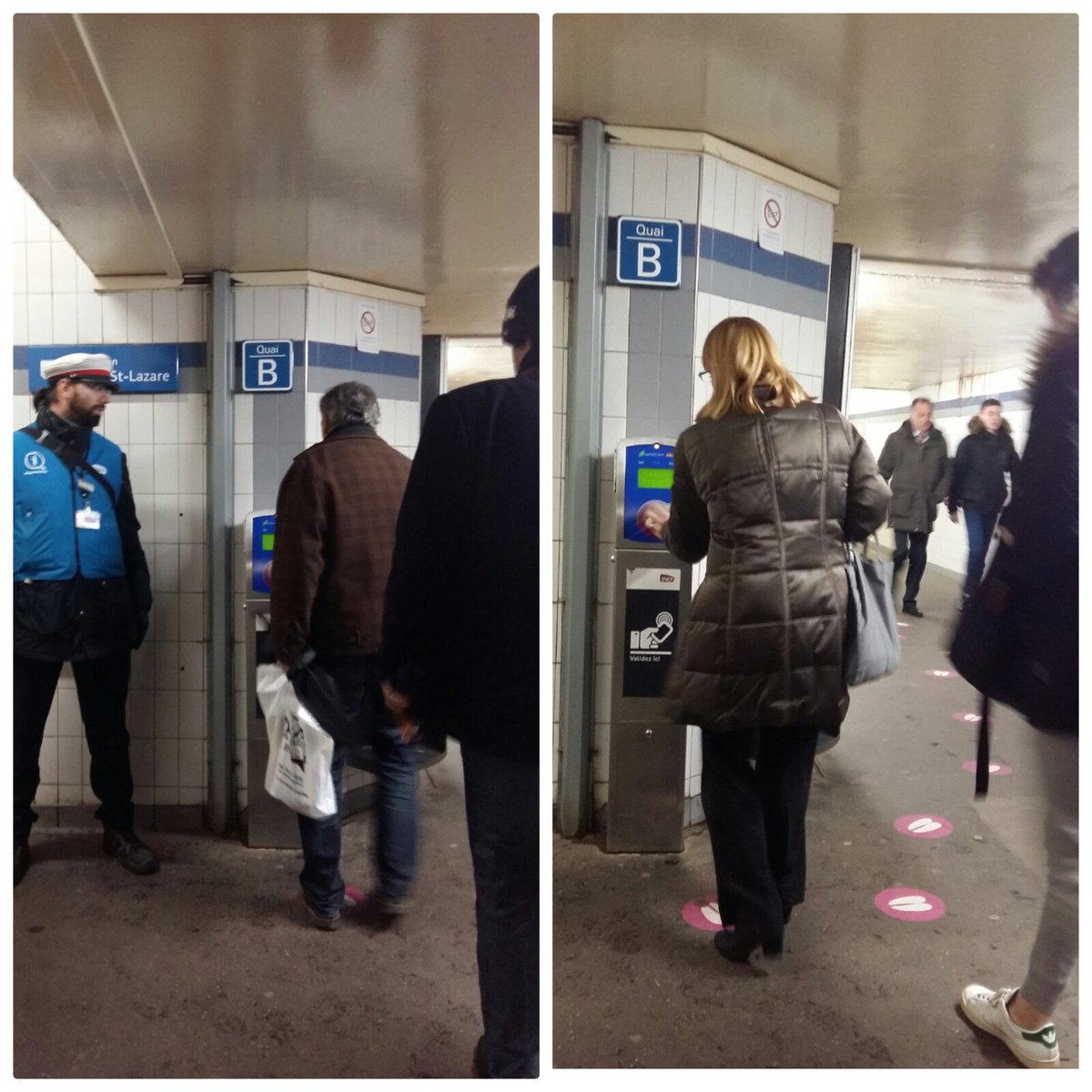 EMLLsud's tweet photo. En gare de Marly nous vous rappelons l'importance de la validation @PaDesrousseaux https://t.co/wHElGyy6Vb