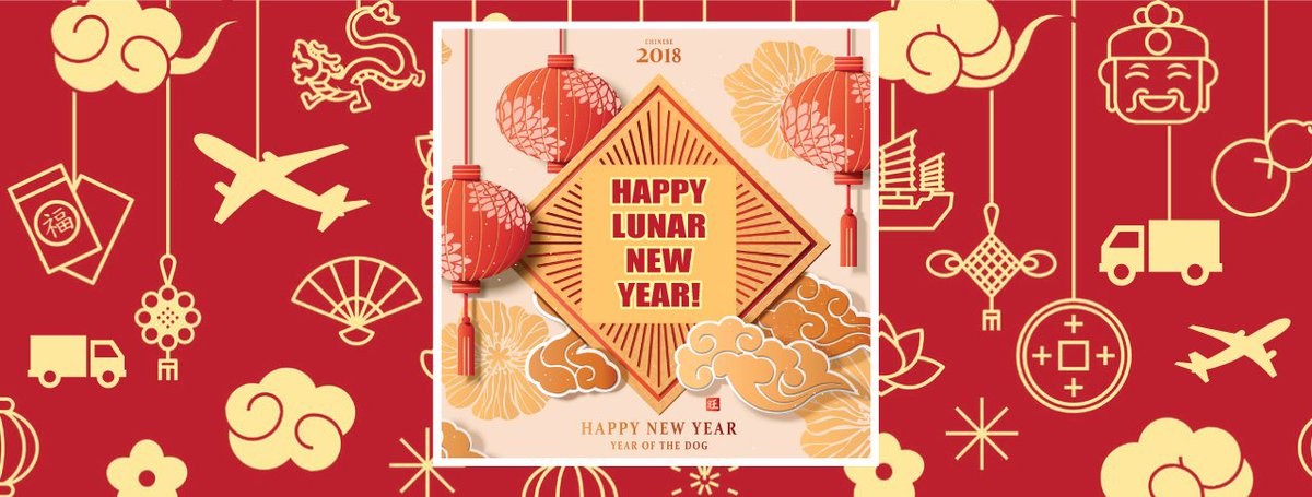 ecomcargo's tweet photo. Happy Lunar New Year!

Welcome to the Year of the Dog! Get ready for Lunar New Year, which is only a month away.

https://t.co/2exVNS32dl https://t.co/NXtpq0qz5M