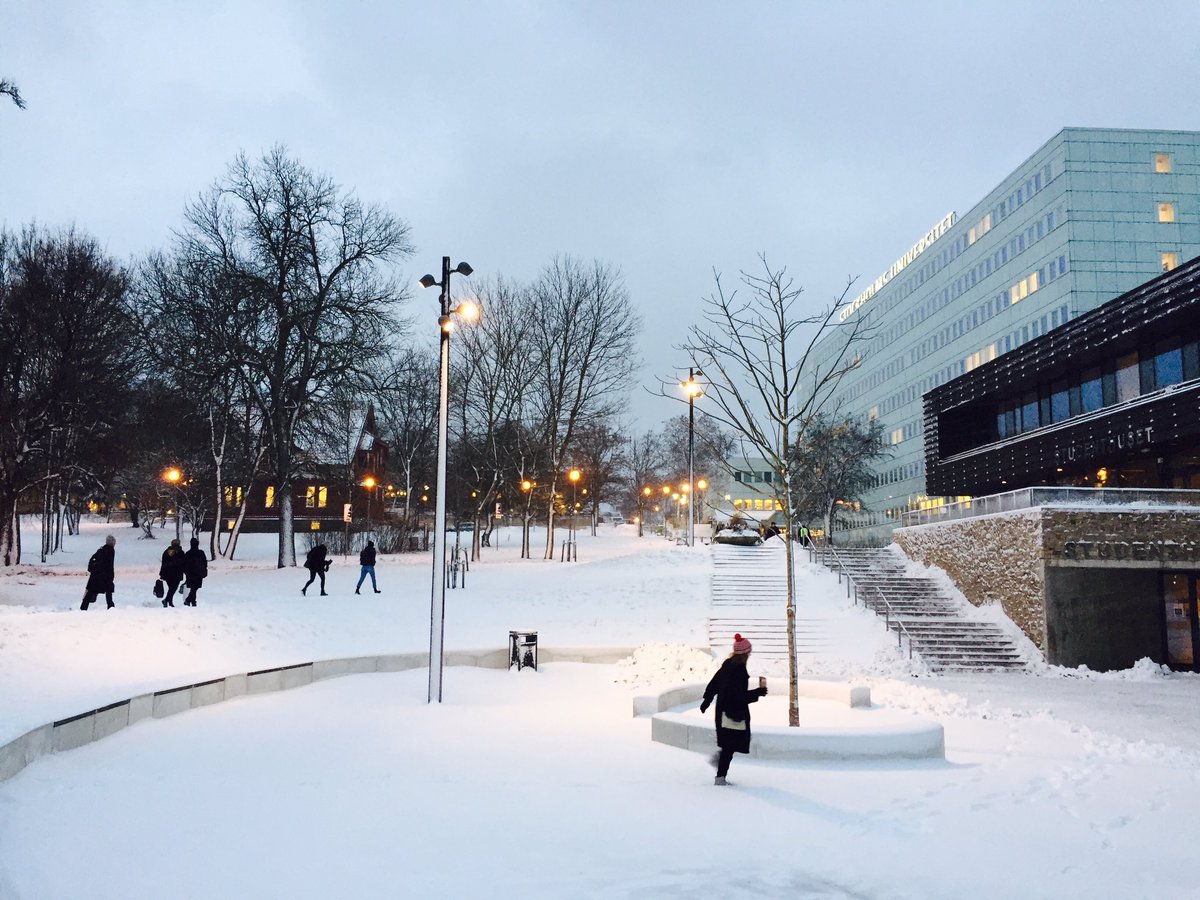 Stockholm University We Hope You Like Snow Welcome To Our Winterwonderland Campus Today January