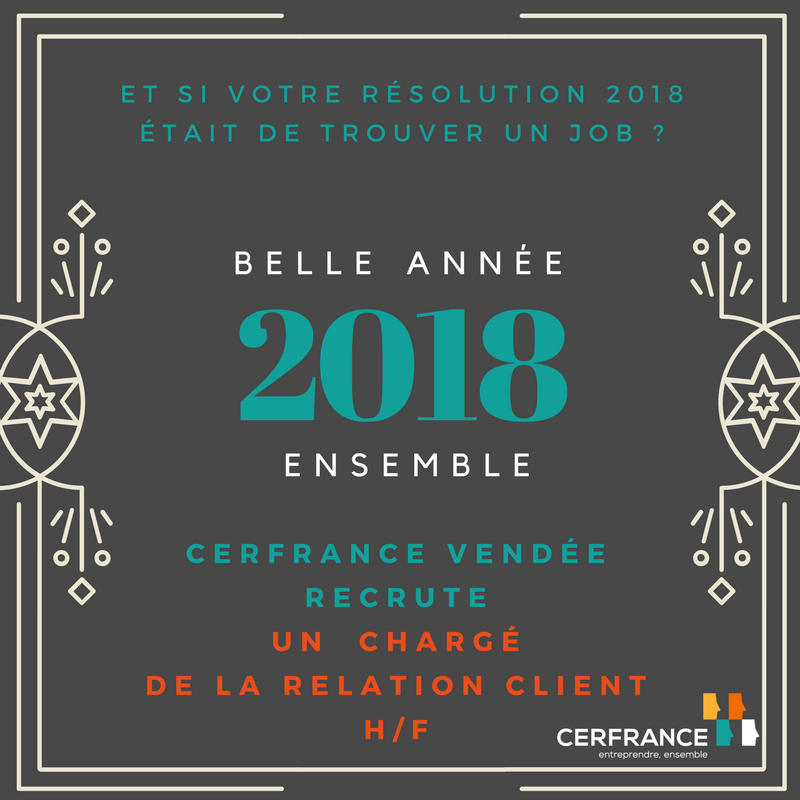 Cerfrance85's tweet photo. 🔷 Cerfrance Vendée recrute un chargé de la relation client ! 🔷
Prenez des bonnes #résolutions cette année, rejoignez Cerfrance Vendée ! 🚀N'hésitez pas à RT 😀  #Cerfrance #Vendée #recrutement #Emploi 

📢 L'aventure commence ici ➡️ https://t.co/XRlSJhmNMU https://t.co/1qRrHfNPDJ