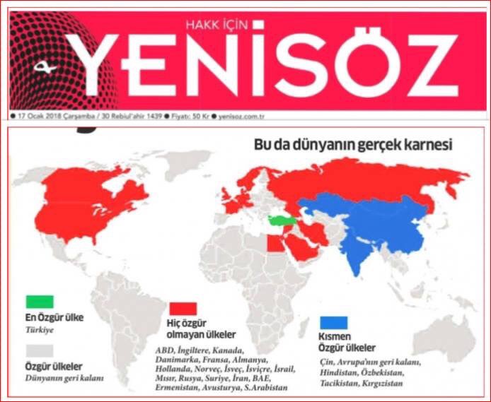 21 yy.da Türk medyasının geldiği yer.
