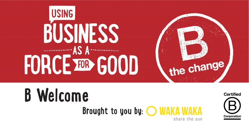BCorpCommunity's tweet photo. This morning from 9:30-11:30 @WakaWakaLightNL HQ in #Haarlem: join us for a nice morning coffee &amp; a #BWelcome hosted by #BCorp @WakaWakaLight, &amp; learn everything about B Corp. #WakaWaka will also share their impact journey https://t.co/9iiAeokwen #BtheChange #impact @MauritsGroen https://t.co/AitsDXE52R
