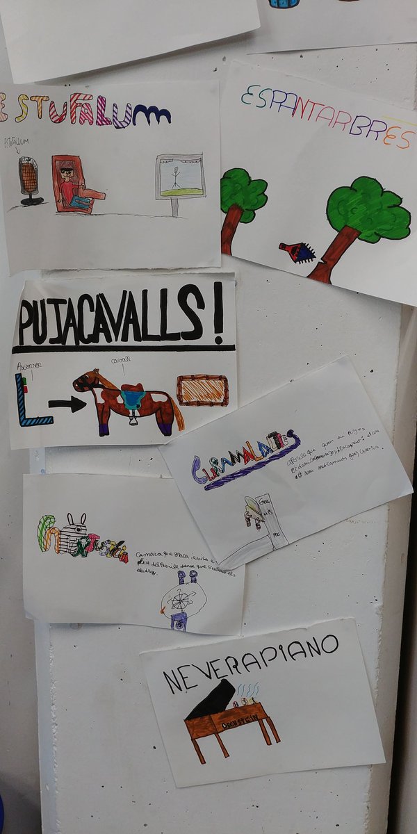 EscolaSolc's tweet photo. Paraules compostes a #6PRIM. Creativitat al poder! #curs1718 #inventem https://t.co/mySmkvJmPV