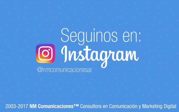 nmcomunicacion's tweet photo. ¡Hola Amigos! 🖐️queríamos avisarles que ya estamos en Instagram para compartir todas las tendencias y datos sobre #Comunicación y #Marketing. Los esperamos en: @nmcomunicacionesar
#MarketingDigital #Branding #Inboundmarketing #BigData #Estrategia https://t.co/jjYLgvJ8hm