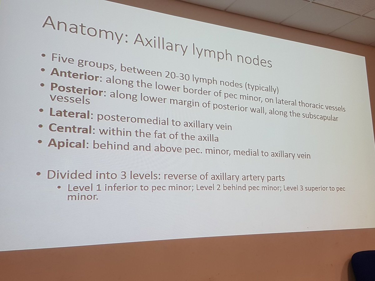 #plasticsurglive Excellent presentation on anatomy of the axilla and lymph node dissection prior to the live feed
