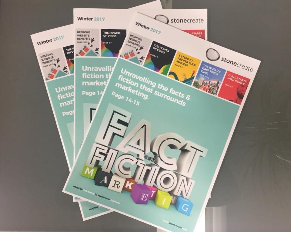 We are delighted to announce the first edition of the Stone Create magazine.
Packed with interesting articles about digital marketing, websites, general marketing and design, all written by the Stone Create team.

Please get in touch if you would like a copy

#marketing #design