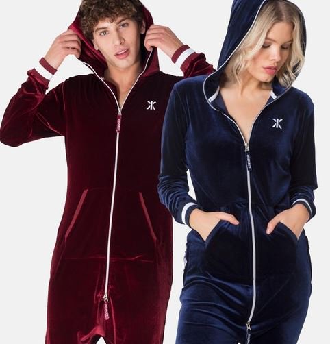 one piece velour jumpsuit