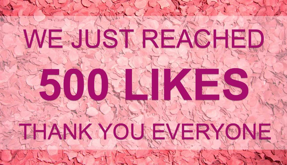 Ego Today We Reached A New Milestone We Have Reached 500 Likes On Facebook Thank You For All Of The Support And Make Sure You Share This Page With Your Ego Today We Reached A New Milestone We Have Reached 500 Likes On Facebook Thank You For All Of The Support And Make Sure You Share This Page With Your