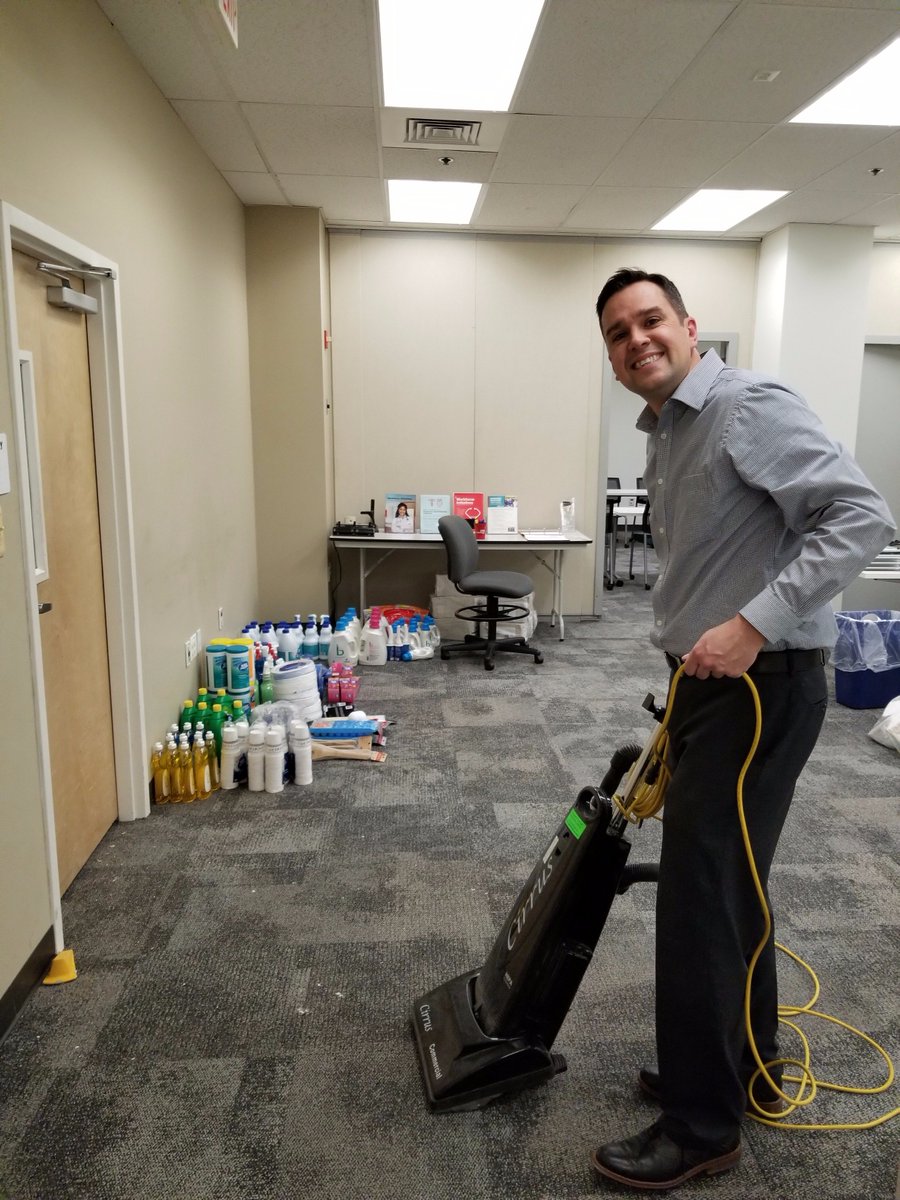 Fix and repair, even the clean up. You are a one man show! Thank you for coming to the District of Columbia to visit and assist last week. We appreciate you, @RickAtCVS .