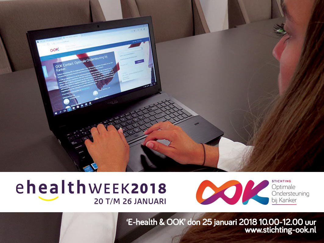 StichtingOOK's tweet photo. Maak kennis met en praat mee over een nieuw online omgeving voor ondersteuning bij kanker, don 25 jan 10.00 uur in OOK Centrum Rotterdam #EHW18 #Karify @ehealthwkNL @ohisdatehealth https://t.co/I7E5zeAu9V
