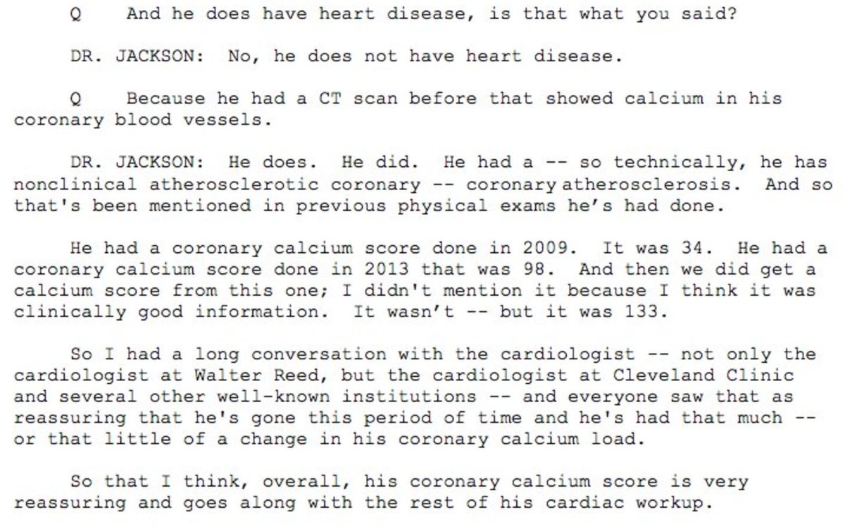 Coronary Calcium Score Chart