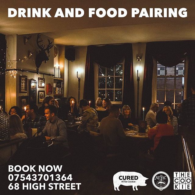 We're open from 5pm today! With great drink pairings from <a href="/_thecookie/">The Cookie Presents</a>  <a href="/TheAtticLC/">The Attic Leicester</a>